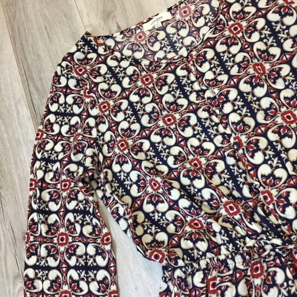 Umaee Multi Blue/Red and White Short Romper Size M - Picture 4 of 5